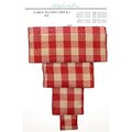 Reliant Ribbon 10.5 in. 25 Yards Tea-Dye Check 2 Lg Wired Edge Ribbon, Red 97852W-065-09J